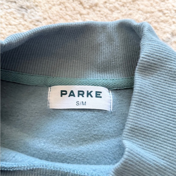 NIB PARKE Varsity Mockneck Glacier White - Picture 3 of 6